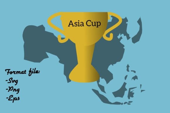 Asian Cup Illustration: Graphics for Branding Projects