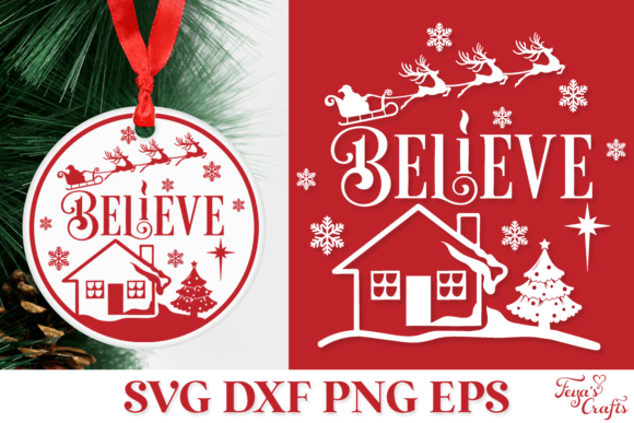 Believe Round Christmas SVG Ornament: A Designer’s Honest Review