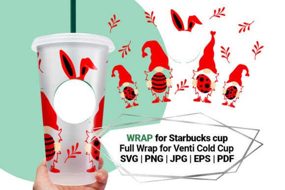 Easter for Starbucks Cold Cup 24 Oz: Graphics & Crafts
