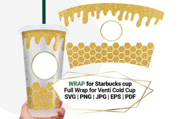 Honeycomb Wrap Svg for Starbucks Cup 24 Graphics & Crafts Review
