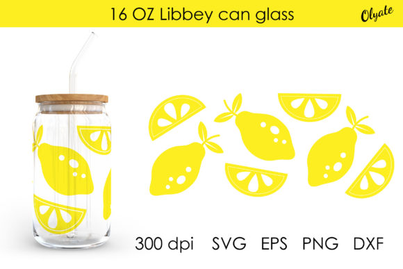 Lemon Libbey Can Glass 16 OZ Wrap: A Graphics & Crafts Review
