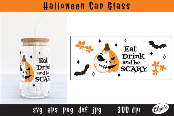 Pumpkin Jack O Lantern Can Glass Design Review