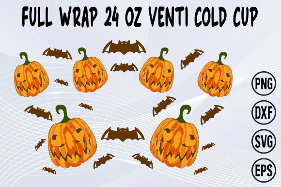 Pumpkin Venti Cold Cup 24oz 3 Graphics & Crafts Review
