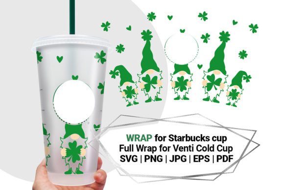 Reviewing Patrick s Day Gnomes Wrap for Starbucks