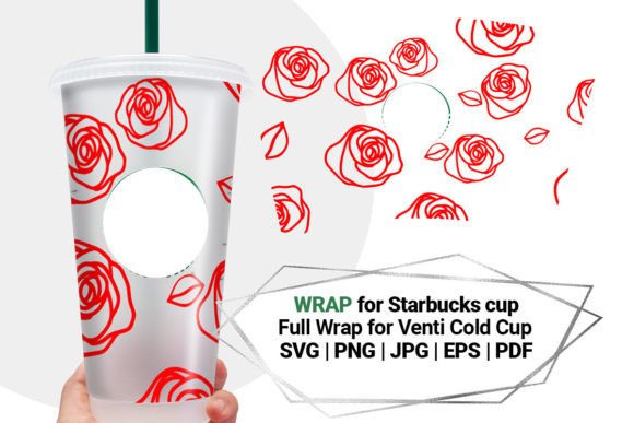 Roses Wrap Svg for Starbucks Cup 24 Oz: A Craft Graphics Review