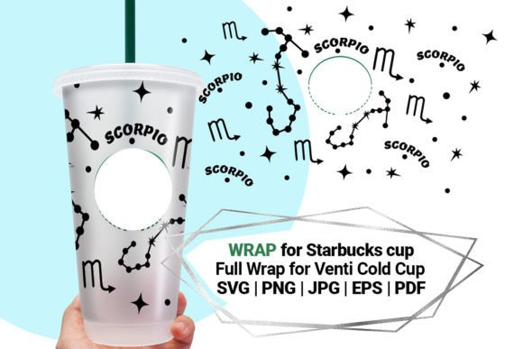 Scorpio Wrap for Starbucks Cold Cup 24: Graphics & Crafts Review